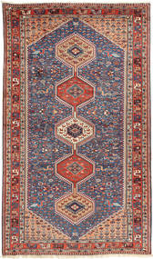157X270 Tapete Yalameh Oriental Vermelho/Cinzento (Lã, Pérsia/Irão) Carpetvista