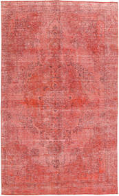 Colored Vintage Rug 178X296 Red Wool, Pakistan Carpetvista