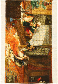 70X124 Täbriz 50 Raj Teppich Orientalischer (Wolle, Persien/Iran)