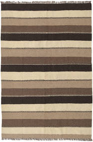  Oriental Kilim Rug 128X192 Brown/Orange Wool, Persia/Iran Carpetvista