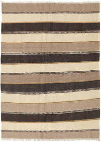  Oriental Kilim Rug 121X170 Orange/Beige Wool, Persia/Iran Carpetvista