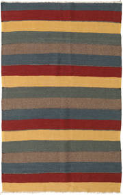 130X210 Kilim Rug Oriental Dark Grey/Beige (Wool, Persia/Iran) Carpetvista