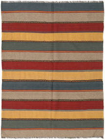  Persian Kilim Rug 143X189 Orange/Dark Grey (Wool, Persia/Iran)