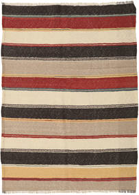 Kilim Rug 142X197 Persian Wool Beige/Brown Small Carpetvista