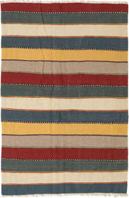  Oriental Kilim Rug 123X188 Dark Grey/Beige Wool, Persia/Iran Carpetvista