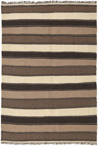 Kilim Rug Rug 140X205 Brown/Beige Wool, Persia/Iran Carpetvista
