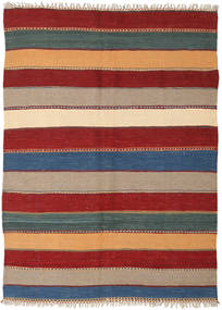  Kilim Rug 140X198 Persian Wool Red/Beige Small Carpetvista