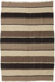 131X190 Kilim Rug Oriental Orange/Brown (Wool, Persia/Iran) Carpetvista