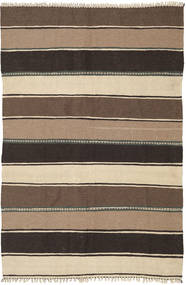  Orientalischer Kelim Teppich 127X191 Braun/Beige Wolle, Persien/Iran Carpetvista