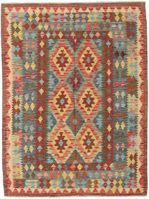  Kilim Afegão Old Style Tapete 145X189 Lã Pequeno Carpetvista
