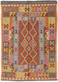  Orientalsk Kelim Afghan Old Style Teppe 140X198 Ull, Afghanistan Carpetvista