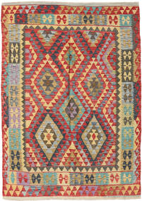 Kelim Afghan Old Style Tæppe 144X198 Uld, Afghanistan Carpetvista