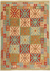 204X299 Kelim Afghan Old Stil Teppich Orientalischer (Wolle, Afghanistan) Carpetvista