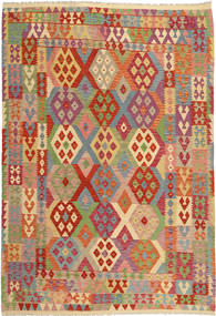 200X297 Kilim Afghan Old Style Rug Oriental (Wool, Afghanistan) Carpetvista