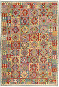絨毯 キリム アフガン オールド スタイル 206X294 (ウール, アフガニスタン)