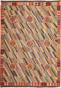 Kelim Afghan Old Style Teppe 203X295 Ull, Afghanistan Carpetvista