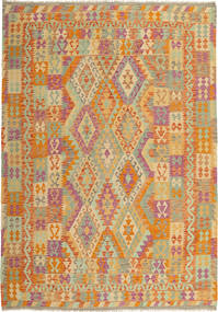  207X290 Kilim Afghan Old Style Tappeto Lana, Carpetvista