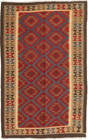 絨毯 オリエンタル キリム マイマネ 152X242 茶色/レッド (ウール, アフガニスタン)