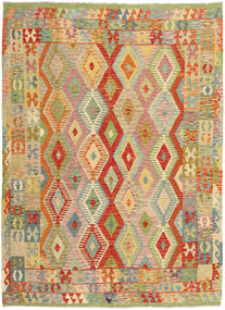  Orientalischer Kelim Afghan Old Stil Teppich 177X244 Wolle, Afghanistan Carpetvista
