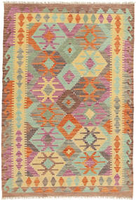  98X147 Pequeno Kilim Afegão Old Style Tapete Lã, Carpetvista
