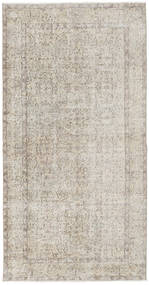 111X212 Colored Vintage Teppich Moderner Beige/Hellgrau (Wolle, Türkei) Carpetvista