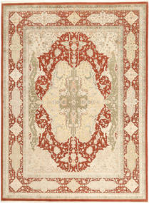 270X367 絨毯 オリエンタル タブリーズ Royal ベージュ/茶色 大きな ( インド) Carpetvista
