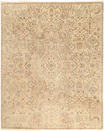  Orientalischer Täbriz Royal Teppich 241X302 Beige/Orange Wolle, Indien Carpetvista