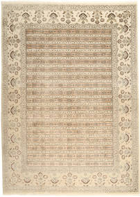 Täbriz Royal Teppich 264X362 Beige/Orange Großer Wolle, Indien Carpetvista