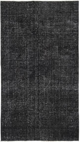 絨毯 カラード ヴィンテージ 140X256 ダークグレー (ウール, トルコ)