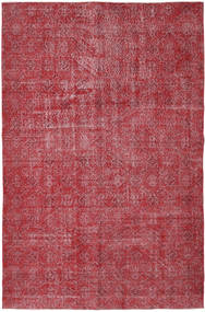 186X287 絨毯 カラード ヴィンテージ モダン レッド/ダークレッド (ウール, トルコ) Carpetvista