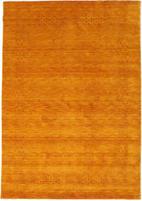  160X230 Cor Única Loribaf Loom Fine Beta Tapete - Dourado Lã