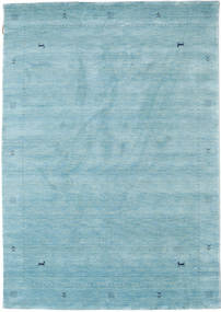 Loribaf Loom Fine Zeta Rug - Light Blue 160X230 Light Blue Wool, India
