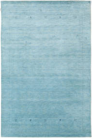  190X290 Loribaf Loom Fine Giota Rug - Light Blue Wool