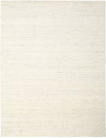 Mazic 300X390 Large Cream White/Natural White Plain (Single Colored) Wool Rug