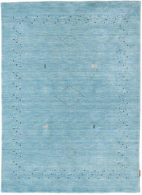 Loribaf Loom Fine Alfa Teppich - Hellblau 140X200 Hellblau Wolle, Indien