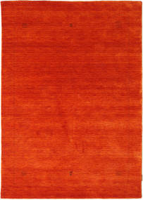 140X200 Loribaf Loom Fine Giota Matta - Orange Modern Orange (Ull, Indien)