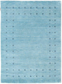Loribaf Loom Fine Delta 140X200 小 ライトブルー 単色 ウール 絨毯