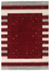 Loribaf Loom Designer 120X180 小 ダークレッド/マルチカラー ウール 絨毯