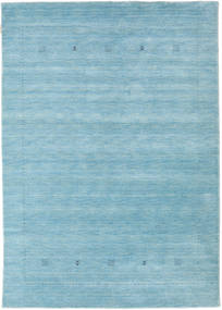  160X230 Loribaf Loom Fine Giota Teppich - Hellblau Wolle
