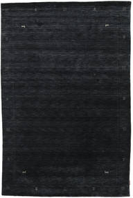  190X290 Loribaf Loom Fine Zeta Rug - Black Wool
