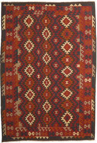 絨毯 キリム マイマネ 202X293 (ウール, アフガニスタン)