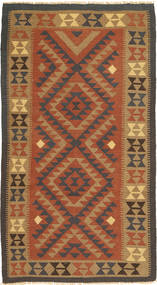 絨毯 オリエンタル キリム マイマネ 103X189 茶色/オレンジ (ウール, アフガニスタン)