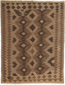 141X188 Kelim Teppich Orientalischer Braun/Orange (Wolle, Persien/Iran) Carpetvista