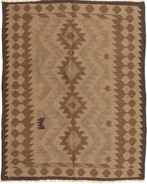 152X190 Kelim Teppich Orientalischer Orange/Braun (Wolle, Persien/Iran) Carpetvista