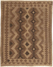149X188 Kelim Teppich Orientalischer Braun/Orange (Wolle, Persien/Iran) Carpetvista