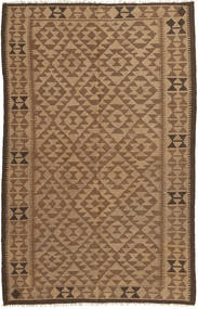  Persischer Kelim Teppich 152X247 Orange/Braun (Wolle, Persien/Iran)