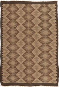  Oriental Kilim Rug 158X233 Brown/Orange Wool, Persia/Iran Carpetvista