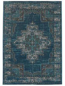  Orientalsk 100X160 Vintage Vega Mørkeblå/Turquoise Lille Tæppe