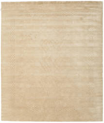  240X290 Plain (Single Colored) Large Loribaf Loom Fine Beta Rug - Beige Wool