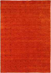 Loribaf Loom Fine Delta 120X180 Small Orange Plain (Single Colored) Wool Rug